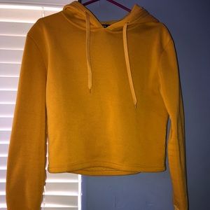 cropped hoodie
